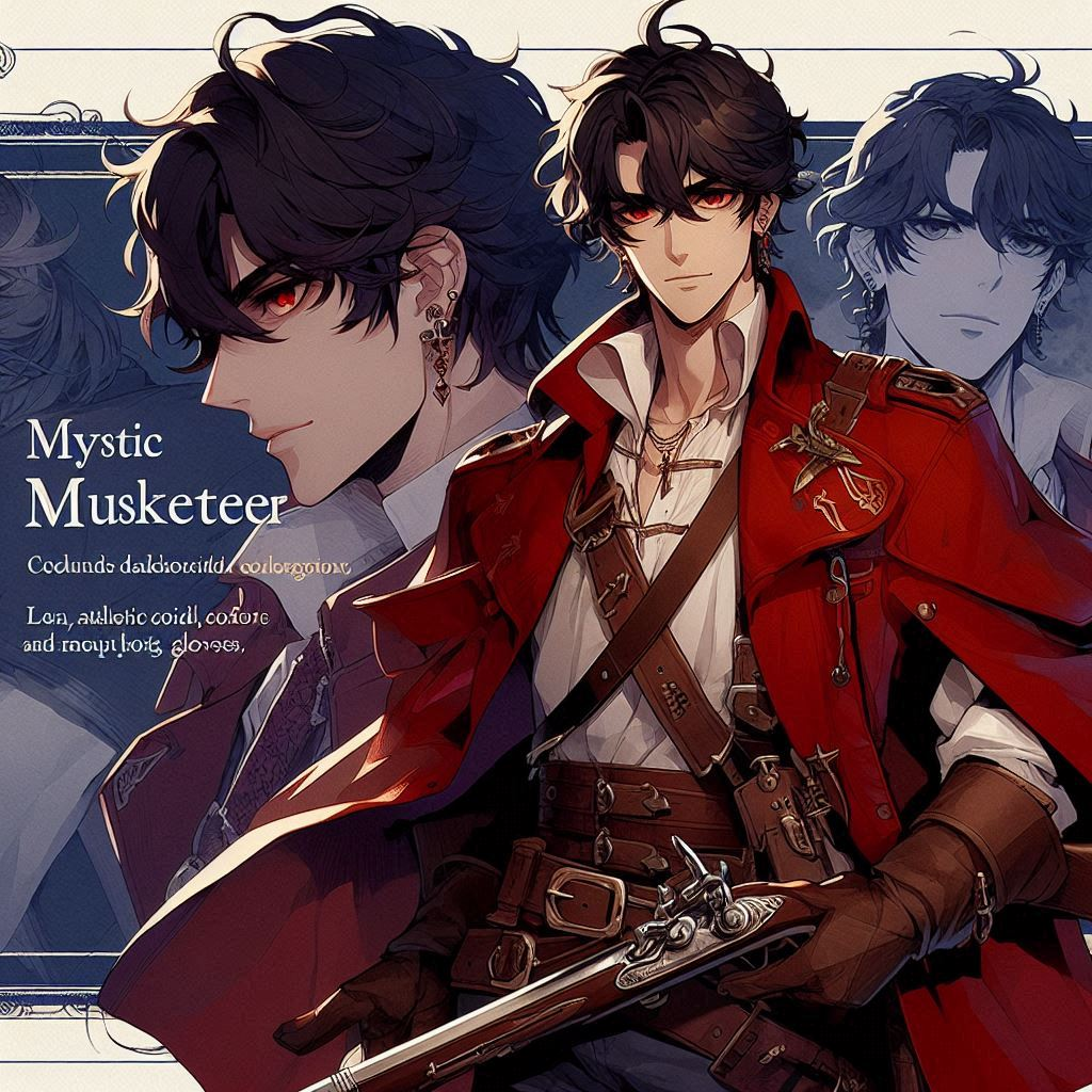 Cover art for Mystic Musketeer, a video games scenario on AI Dungeon