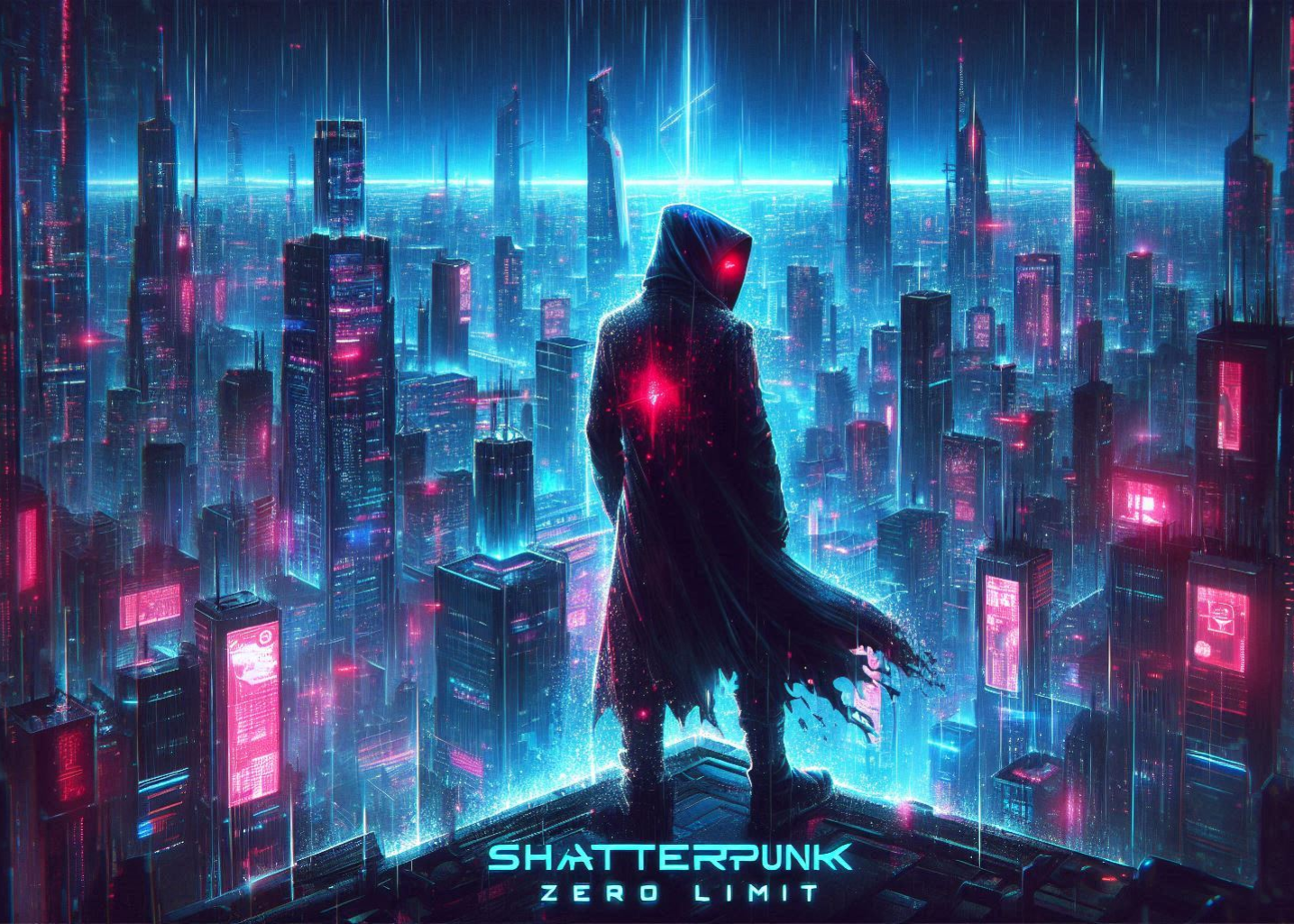 Cover art for Shatterpunk: Zero Limit , a fantasy scenario on AI Dungeon