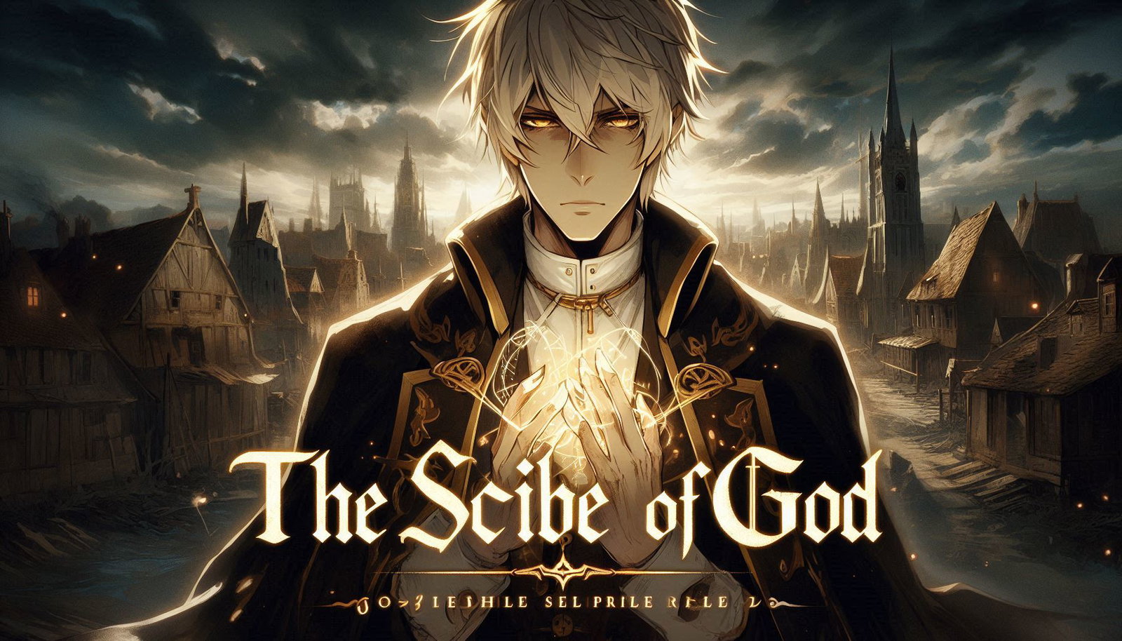 Cover art for The Scribe of God, a divine power scenario on AI Dungeon