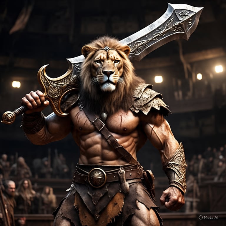 Cover art for Fantasy Gladiator, an action scenario on AI Dungeon