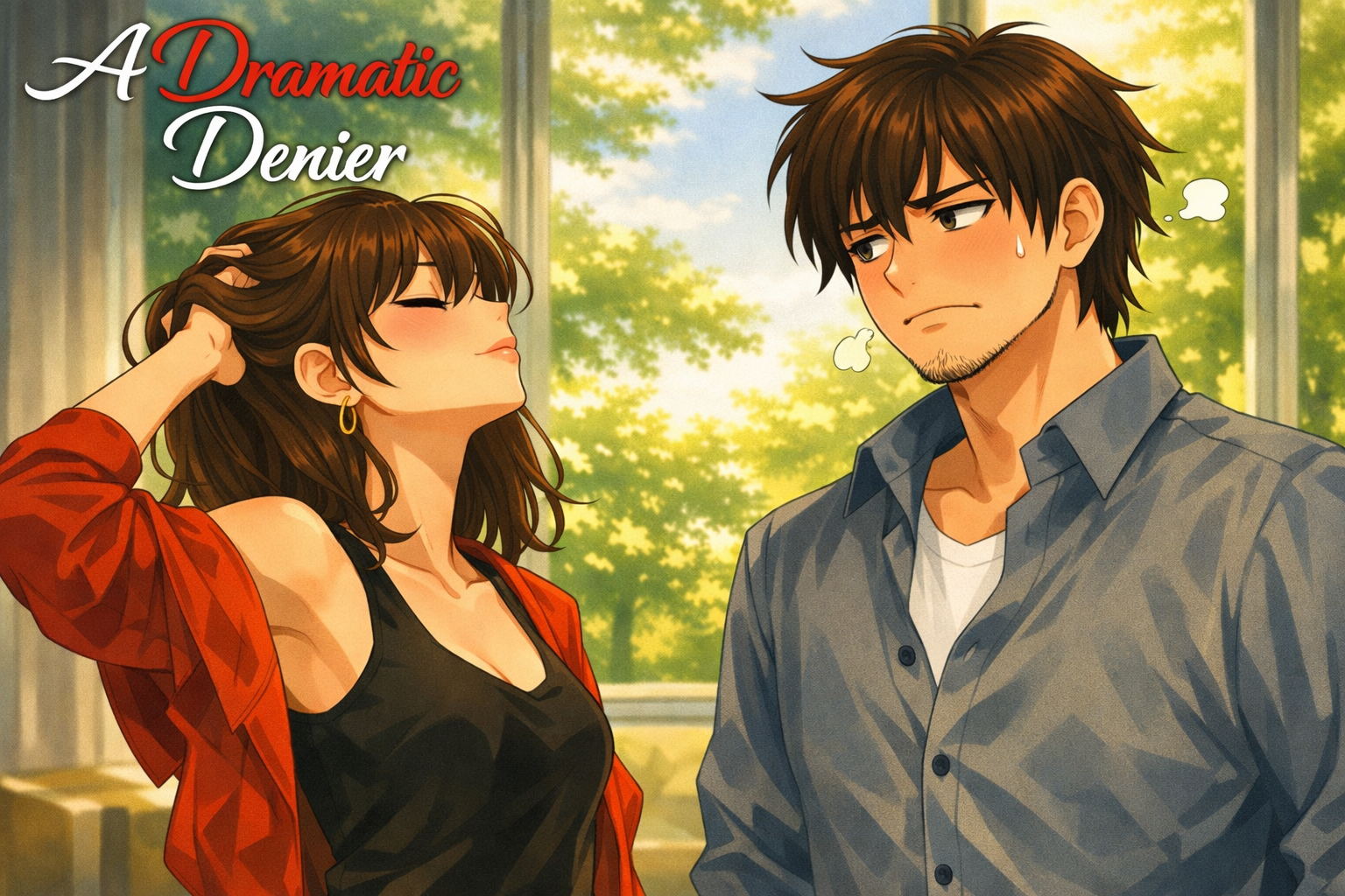 Cover art for A Dramatic Denier (v2), a relationship scenario on AI Dungeon