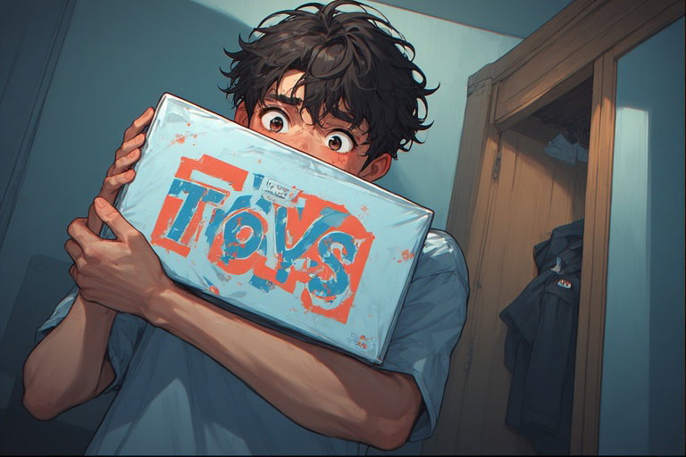 Cover art for Whatβs in that box? (mv), a relationship scenario on AI Dungeon