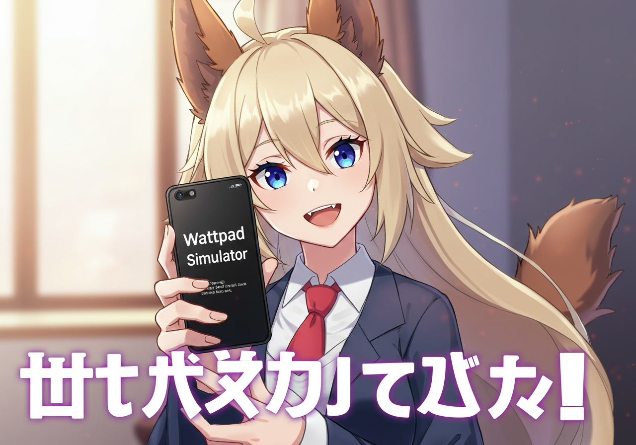 Cover art for Bad Wattpad Fanfiction Simulator, a parody scenario on AI Dungeon
