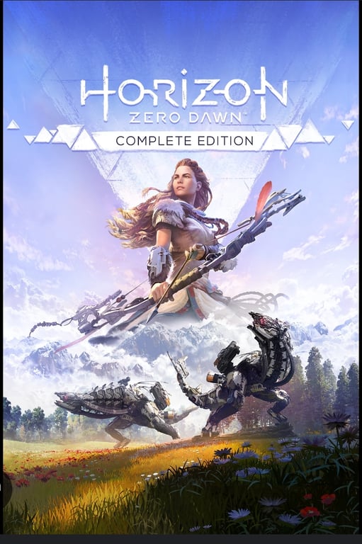 Cover art for Horizon zero dawn, a post apocalyptic scenario on AI Dungeon