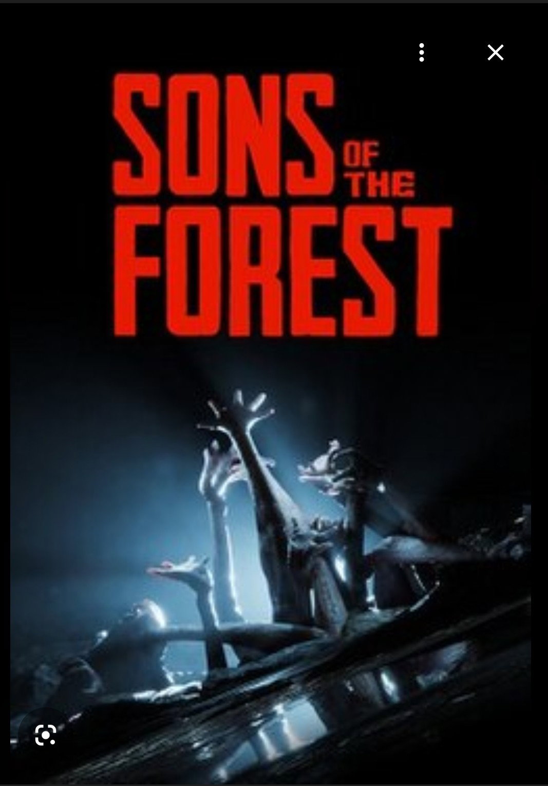 Cover art for Sons of the forest, a sons of the forest scenario on AI Dungeon