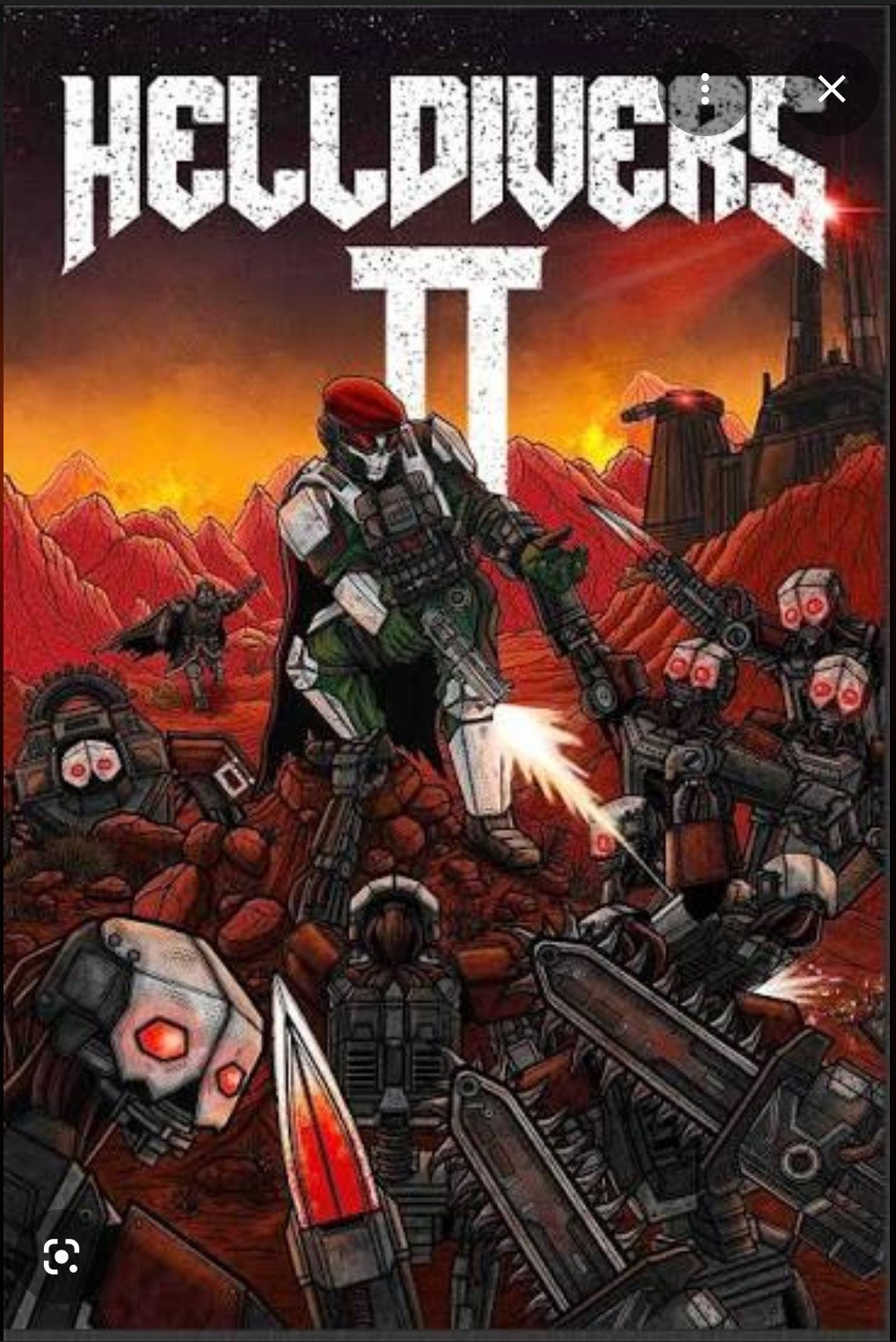 Cover art for Helldivers 2, a helldivers 2 scenario on AI Dungeon