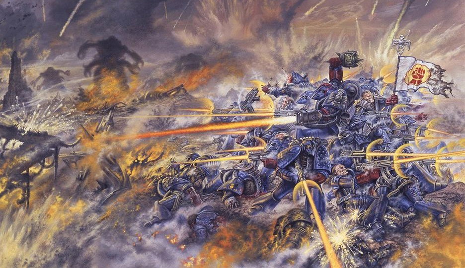 Cover art for Warhammer 40K: the chapter master (BETA), a warhammer 40 k scenario on AI Dungeon