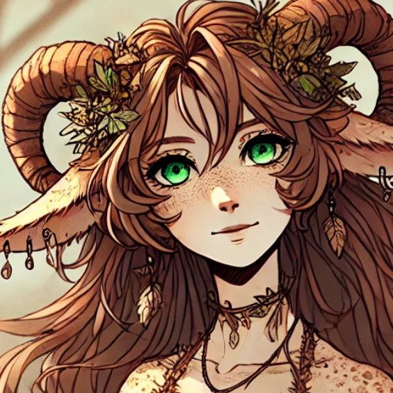 Cover art for The Arrow and the Antlers , a monster girl scenario on AI Dungeon