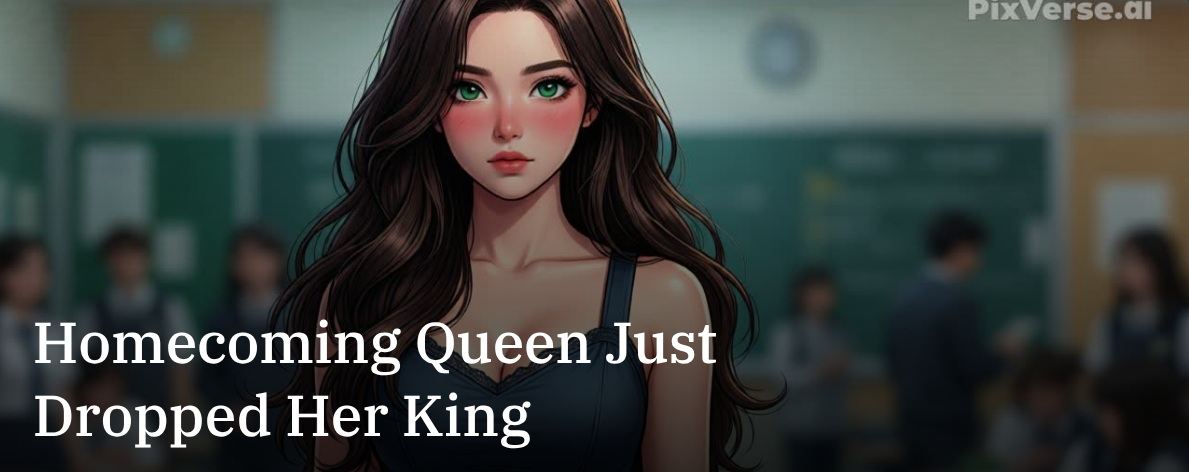 Cover art for Homecoming Queen Just Dropped Her King, a highschool scenario on AI Dungeon