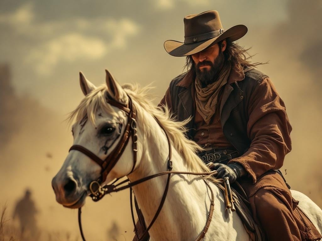 Cover art for The Gunslinger's Contract, a job scenario on AI Dungeon