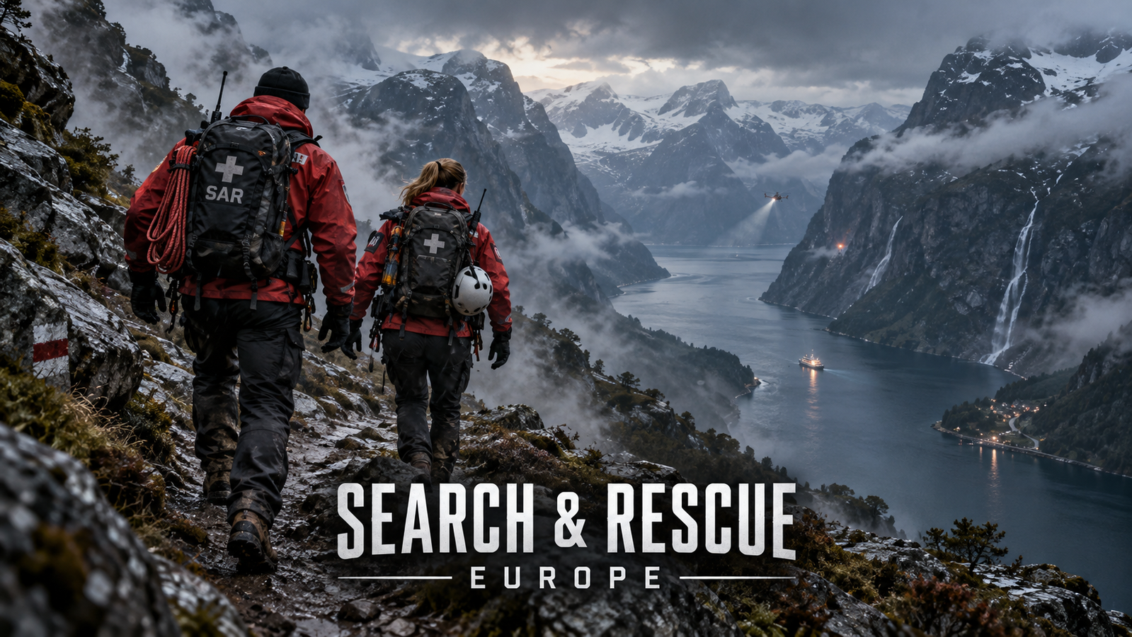 Cover art for Search & Rescue: Europe, a romance scenario on AI Dungeon