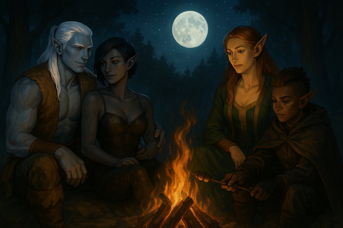 Cover art for Your Elven Story, a fantasy scenario on AI Dungeon