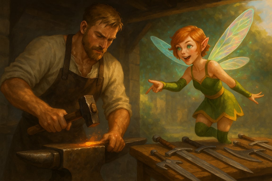 Cover art for Your Little Assistant, a fairy scenario on AI Dungeon