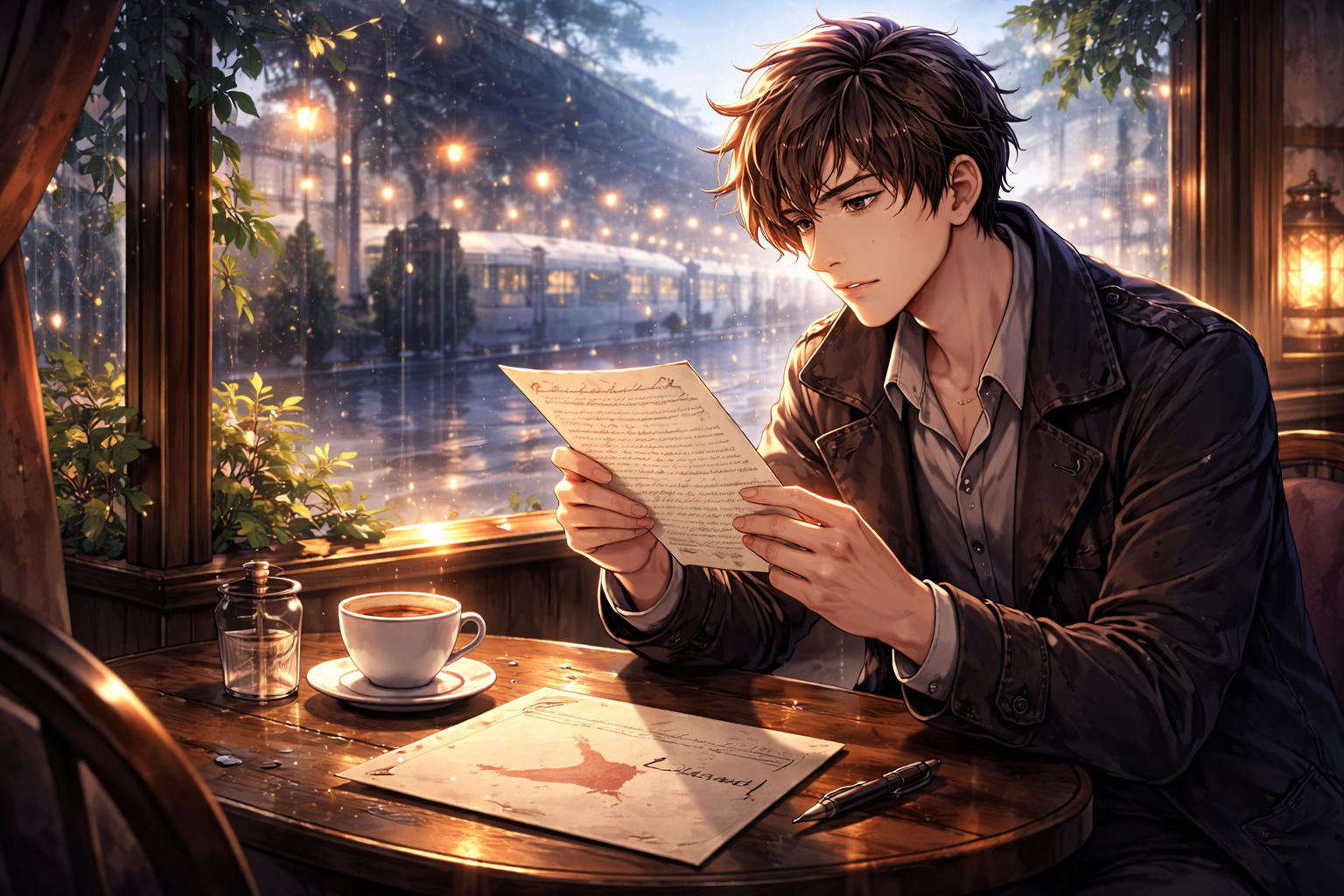 Cover art for Love in a Misdelivered Letter, an inner self scenario on AI Dungeon