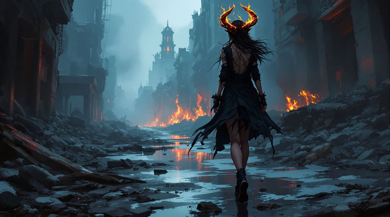 Cover art for Blood Ties, a demon scenario on AI Dungeon