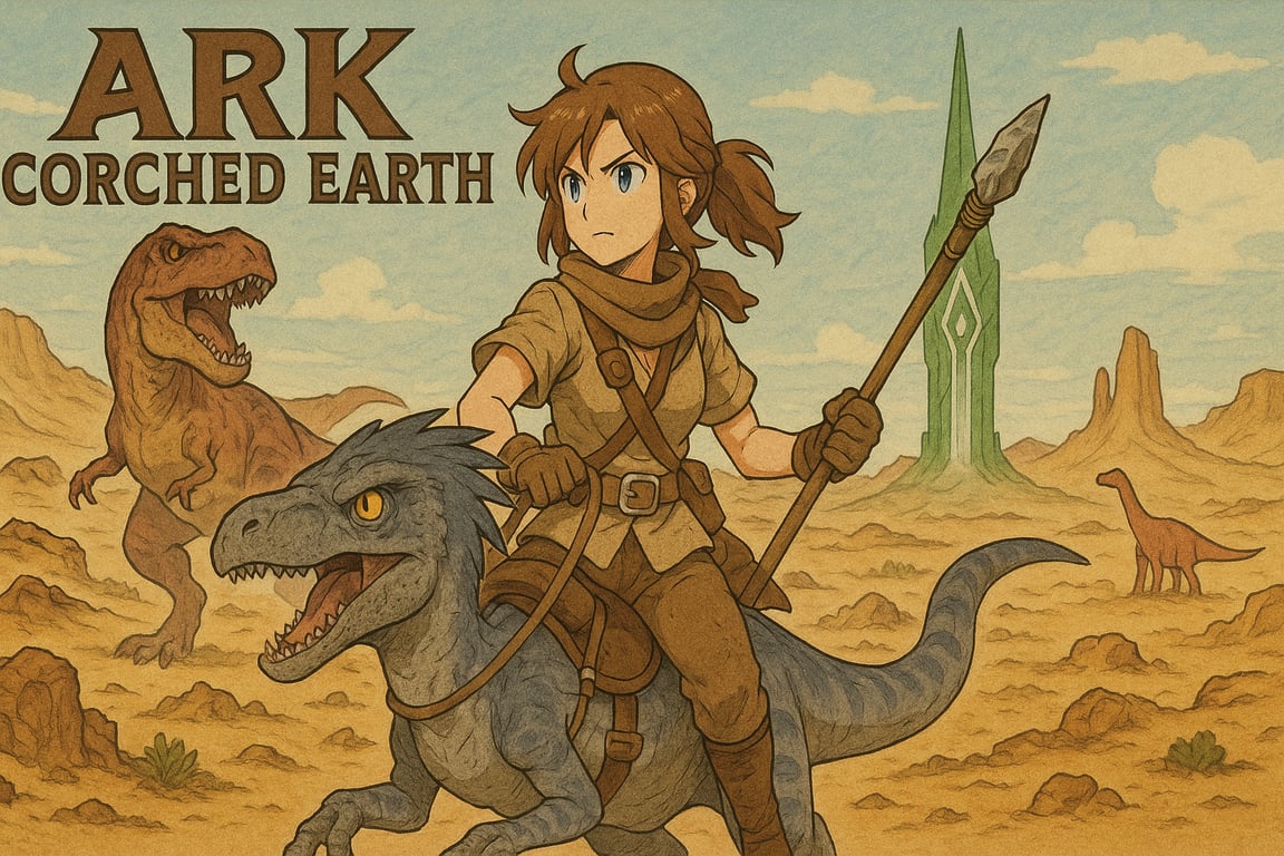 Cover art for Scorched Earth, an ark scenario on AI Dungeon