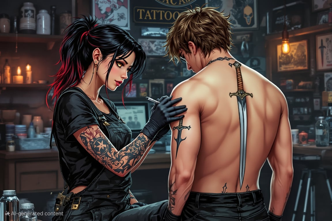 Cover art for Inkelos, an arcane scenario on AI Dungeon