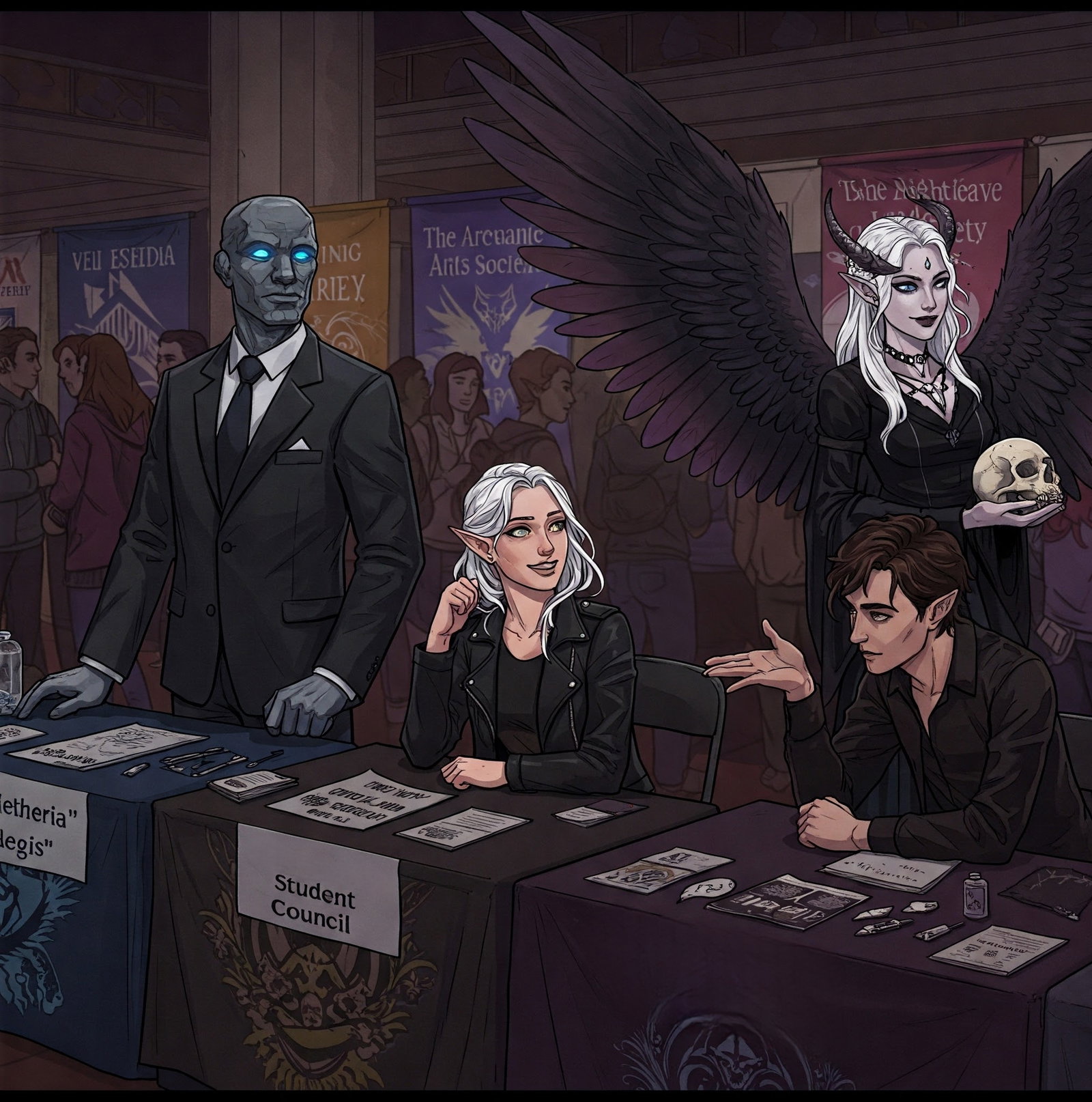 Cover art for Aetheria Academy, a magic scenario on AI Dungeon