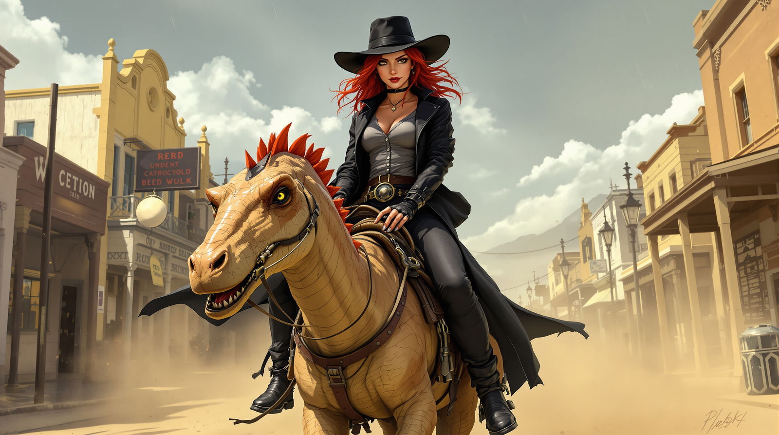 Cover art for Jurassic Frontier, a dinosaur scenario on AI Dungeon