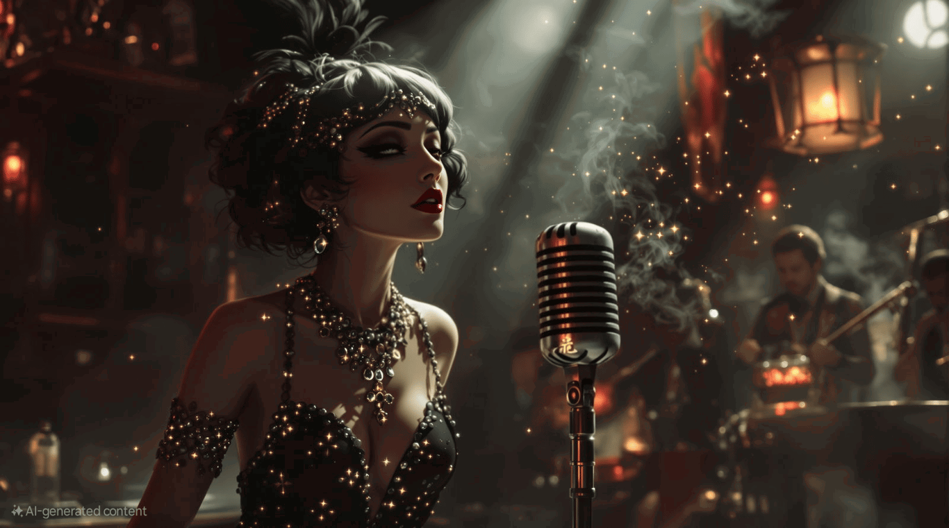 Cover art for Bootleg Magic , a noir scenario on AI Dungeon