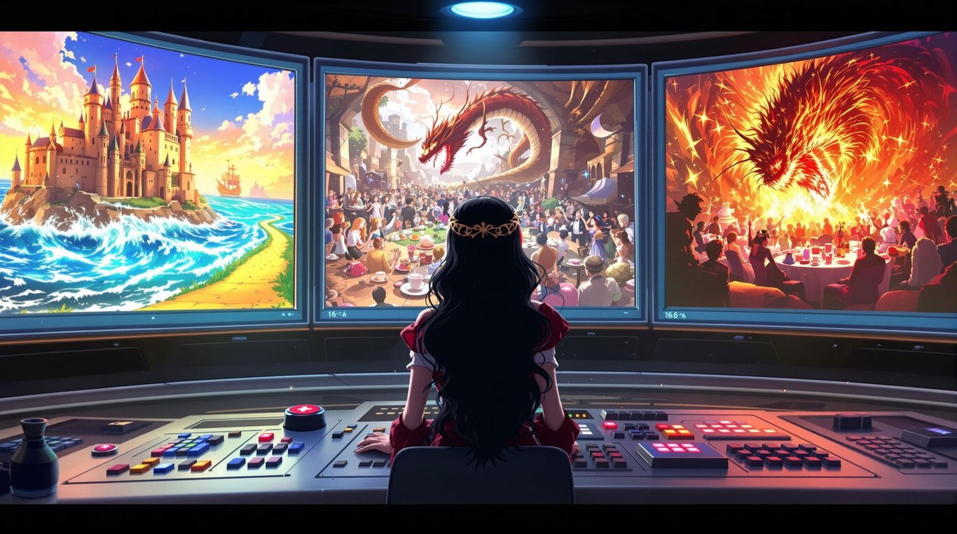 Cover art for The Tale Terminal, a fantasy scenario on AI Dungeon
