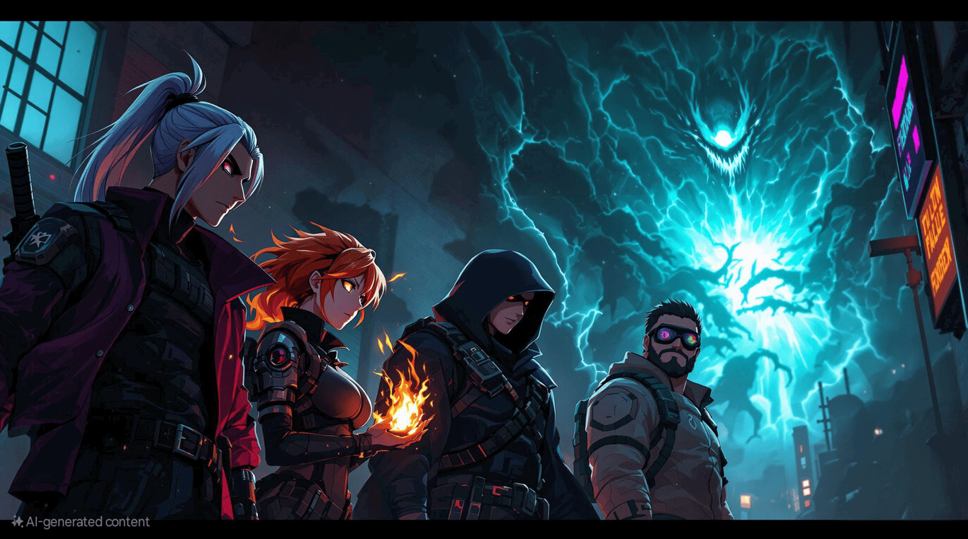 Cover art for Blade Between Worlds, a dark fantasy scenario on AI Dungeon