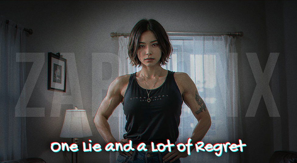 Cover art for One Lie and a Lot of Regret 🤥, a romance scenario on AI Dungeon