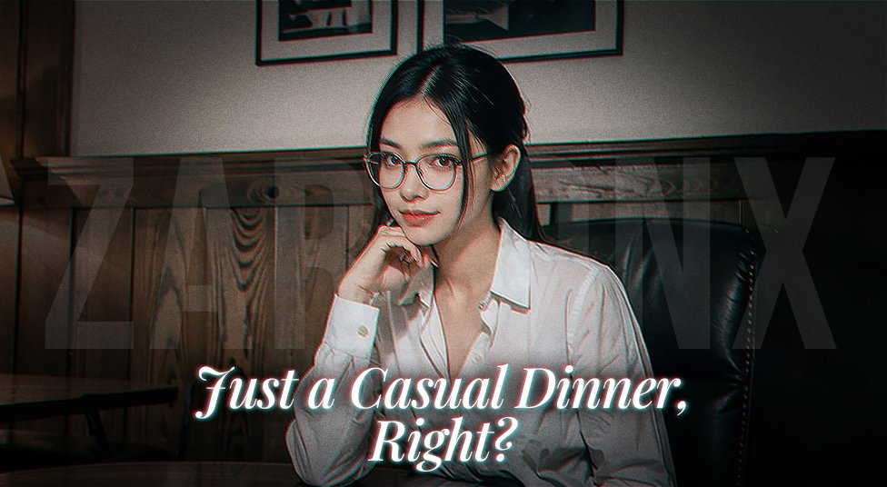 Cover art for Just a Casual Dinner, Right? š, a romance scenario on AI Dungeon