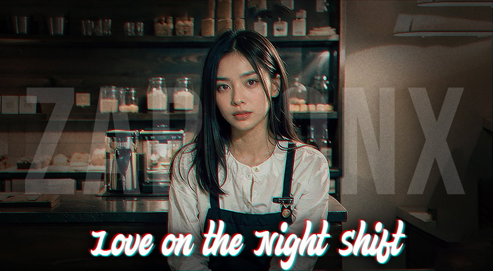 Cover art for Love on the Night Shift ☕ - V.1.1, a romance scenario on AI Dungeon