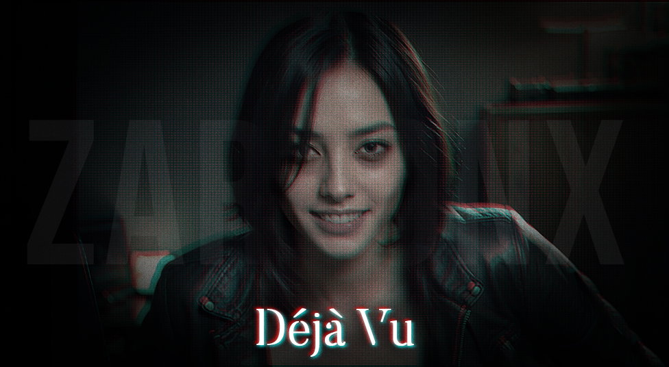Cover art for Déjà Vu 🔪, a psychological thriller scenario on AI Dungeon
