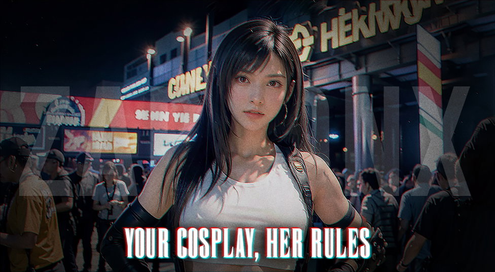 Cover art for Your Cosplay, Her Rules ðŸŽ, a romance scenario on AI Dungeon