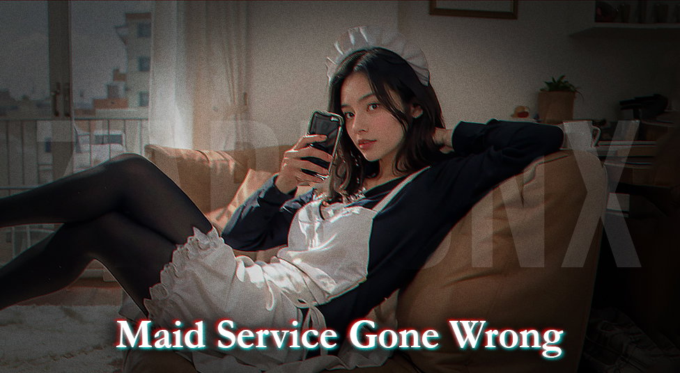 Cover art for Maid Service Gone Wrong 🧹, a romance scenario on AI Dungeon