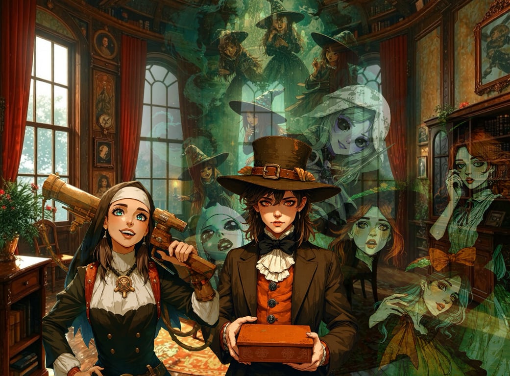 Cover art for Witch Hunter Heretic, a witch hunter scenario on AI Dungeon