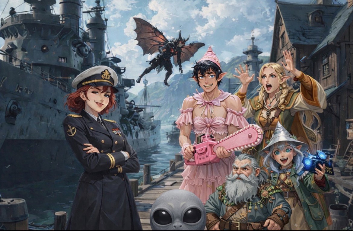 Cover art for Prophecy Not Included, a fantasy scenario on AI Dungeon