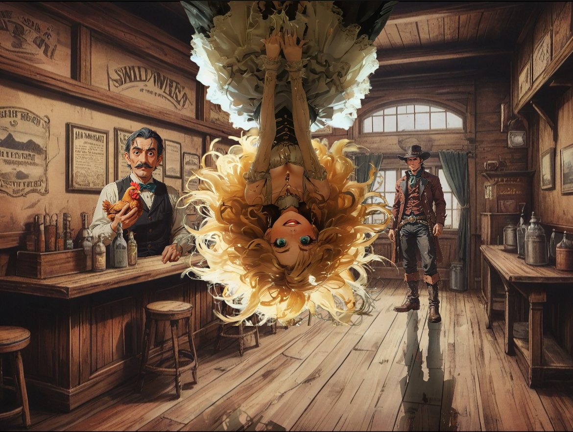 Cover art for Westworld Malfunction, a sci fi scenario on AI Dungeon