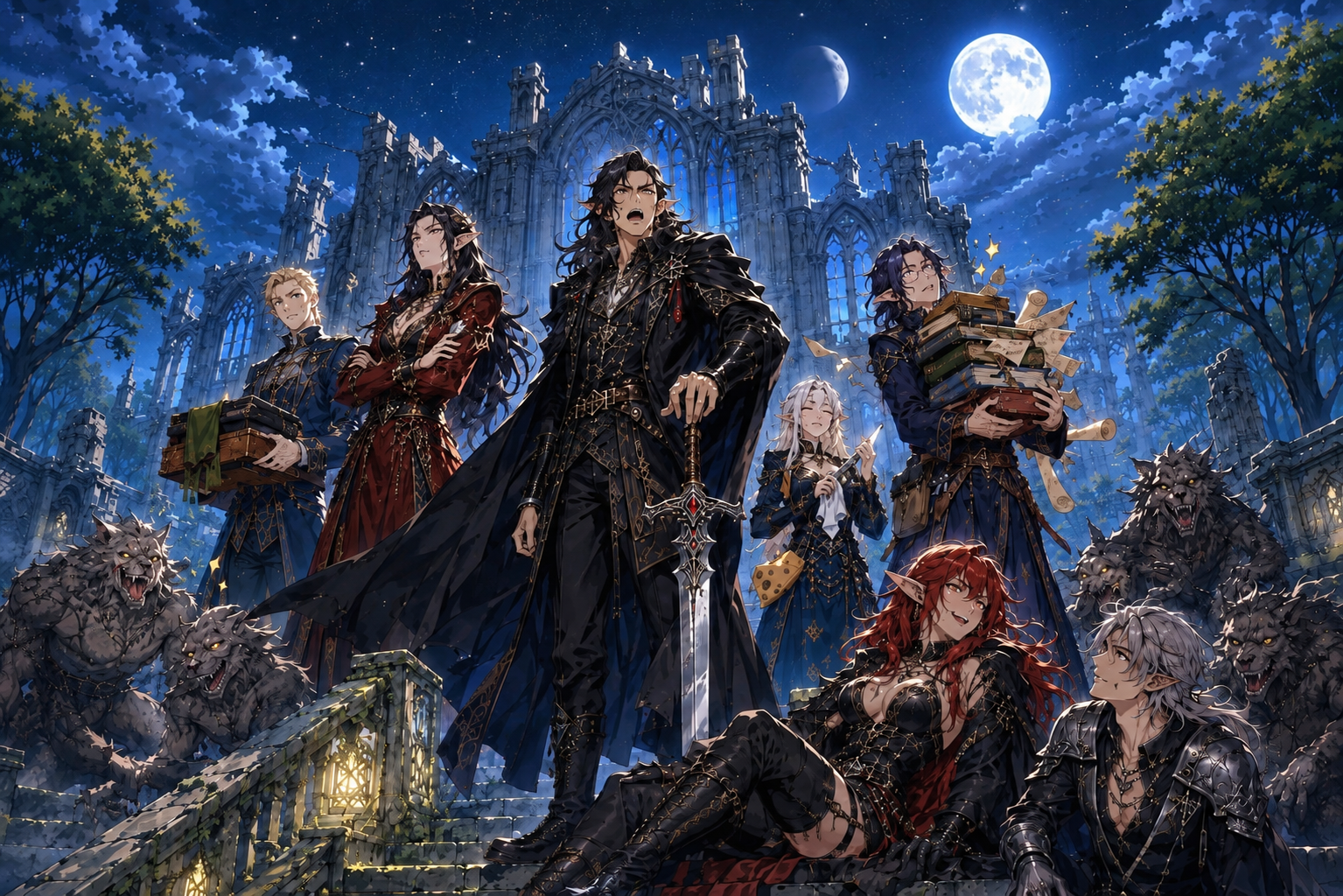Cover art for Invictus Immortalis, a fantasy scenario on AI Dungeon