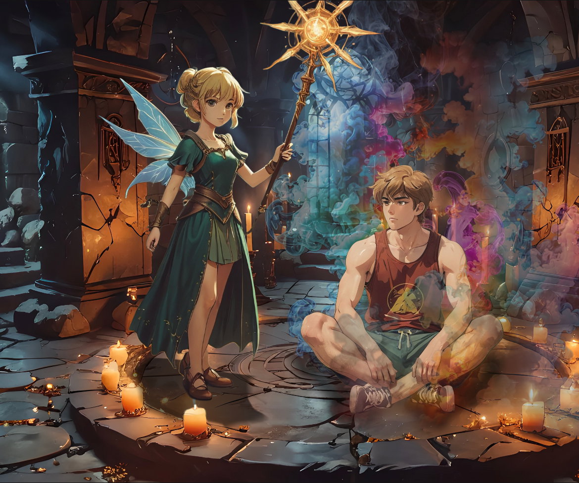 Cover art for The Summoning, a fantasy scenario on AI Dungeon