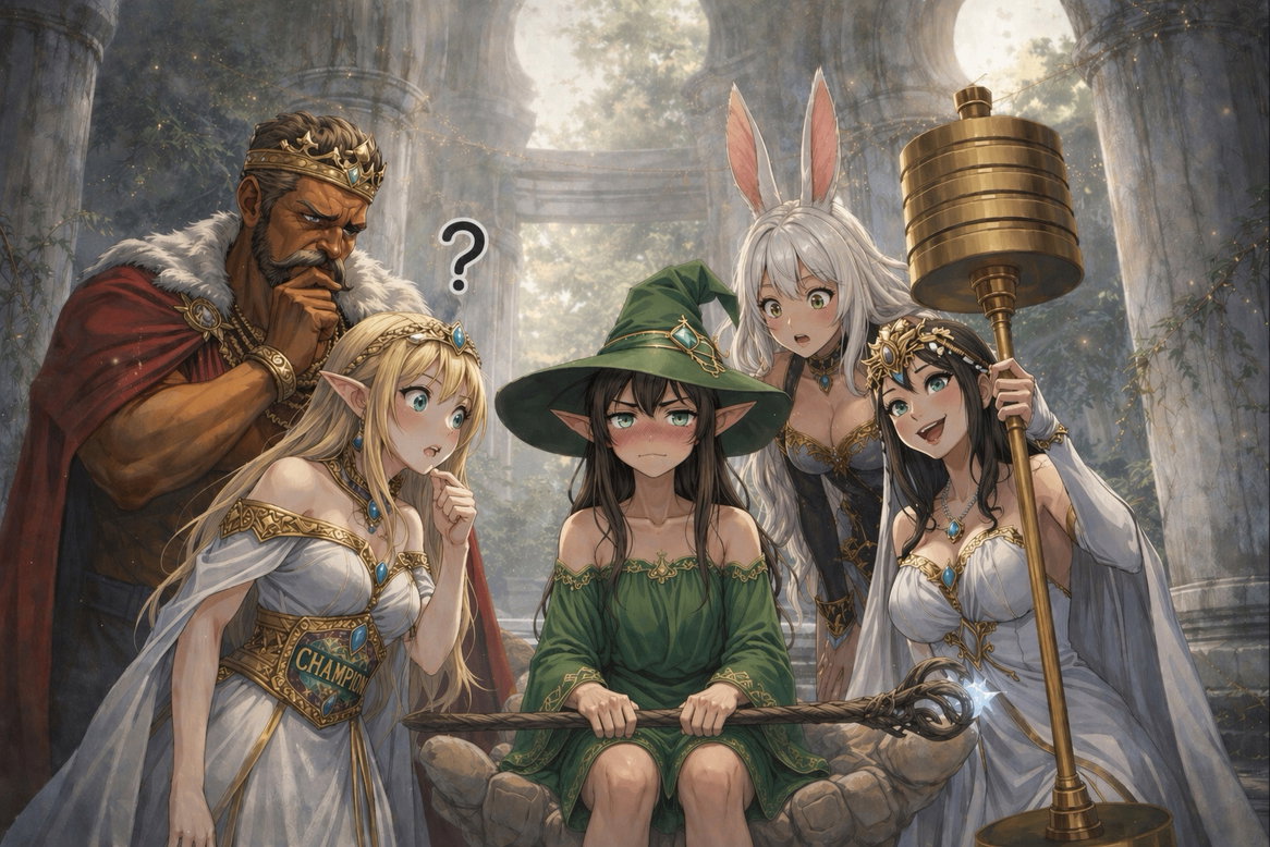 Cover art for The First Mage, a fantasy scenario on AI Dungeon
