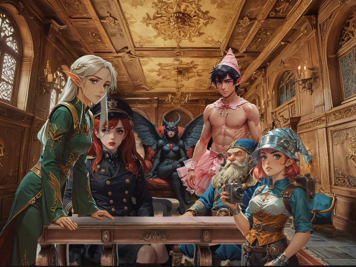 Cover art for Isekai Outcasts 2.0, a fantasy scenario on AI Dungeon