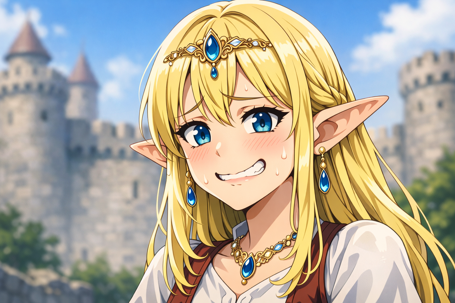 Cover art for The First Elf, a fantasy scenario on AI Dungeon