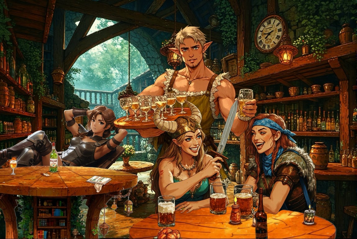 Cover art for Matriarchal Isekai, a fantasy scenario on AI Dungeon