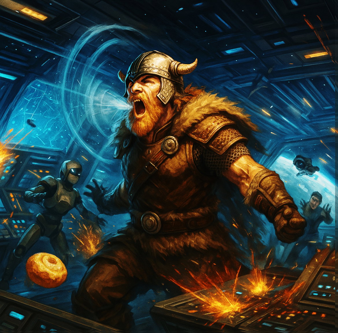 Cover art for Dragonborn Shouts, a scifi scenario on AI Dungeon