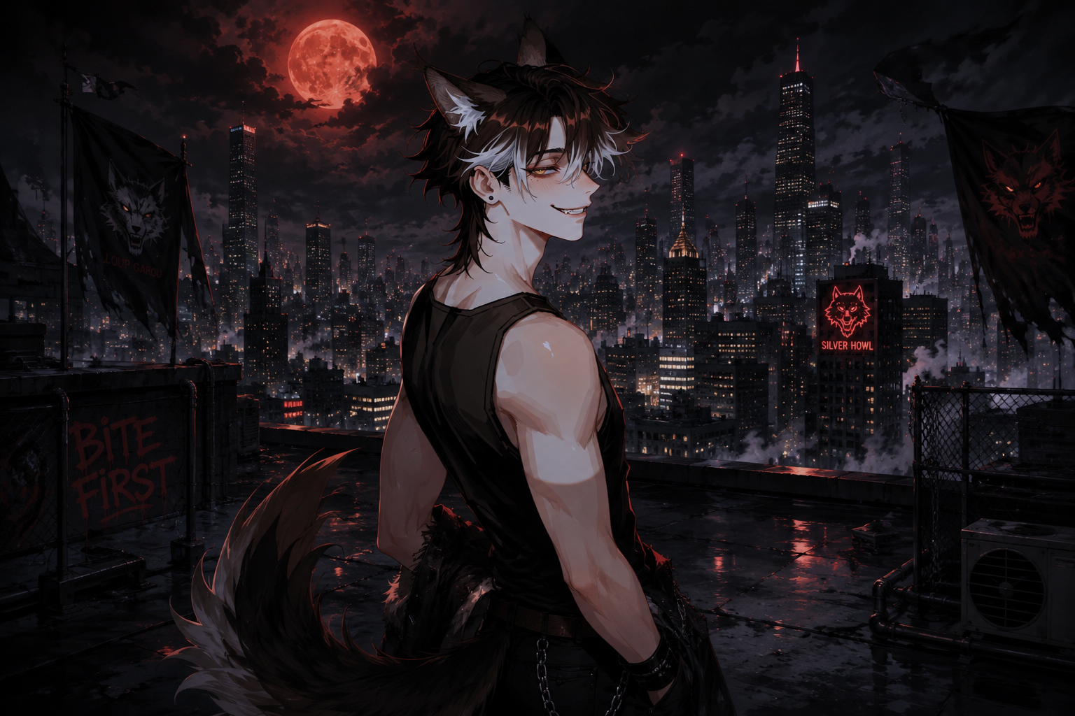 Cover art for How to train your Runt, a werewolf scenario on AI Dungeon