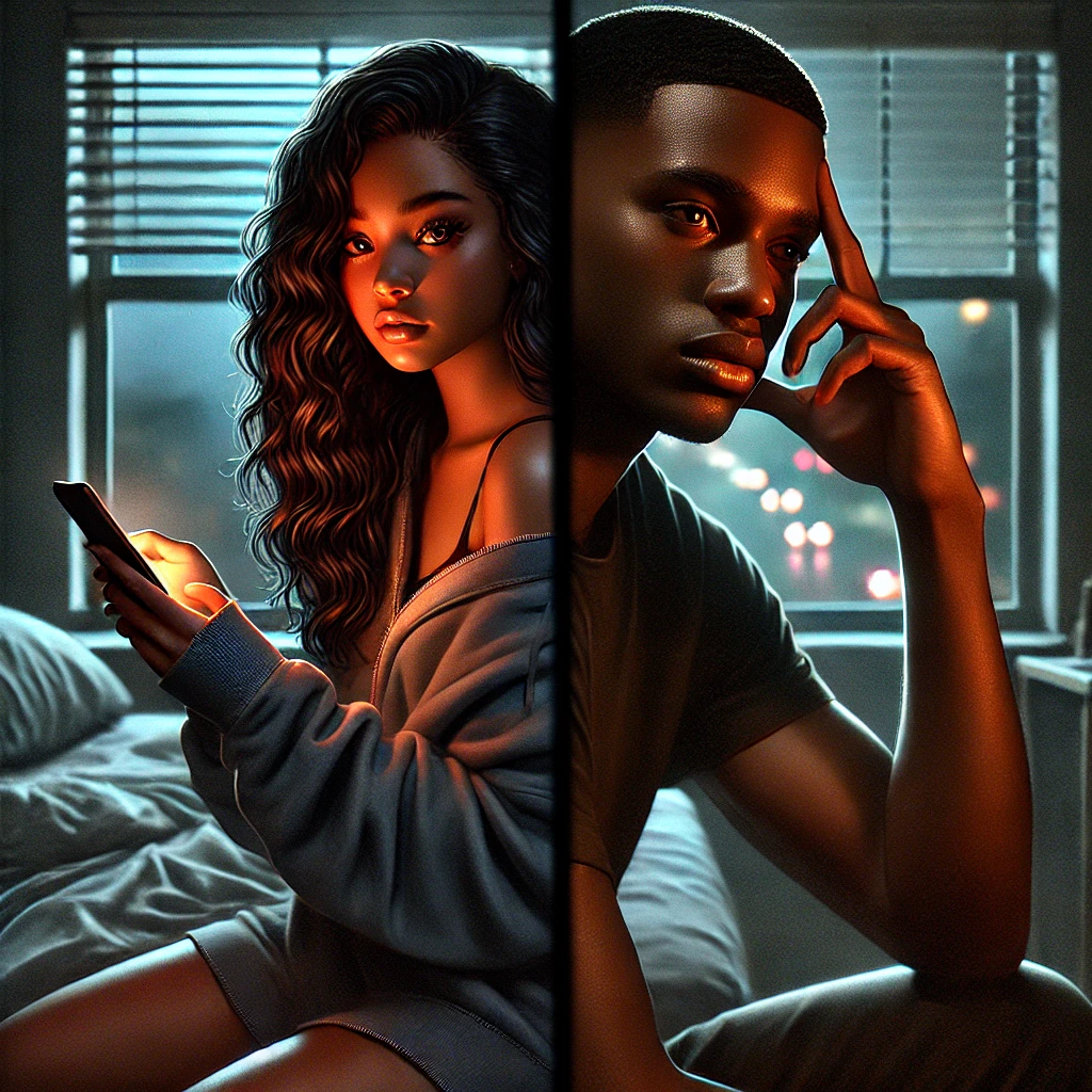 Cover art for Blocked and Forgotten, a romance scenario on AI Dungeon