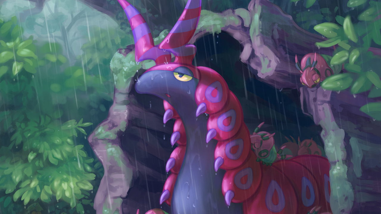 Cover art for Buggy Horse or Horsey Bug, a scolipede scenario on AI Dungeon
