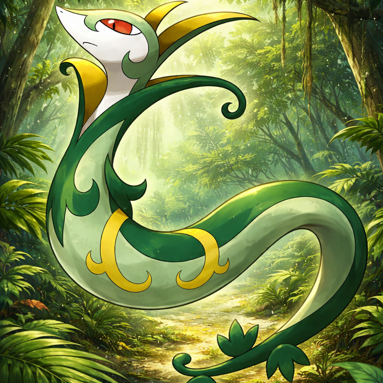 Cover art for Superior Serperior, a serperior scenario on AI Dungeon
