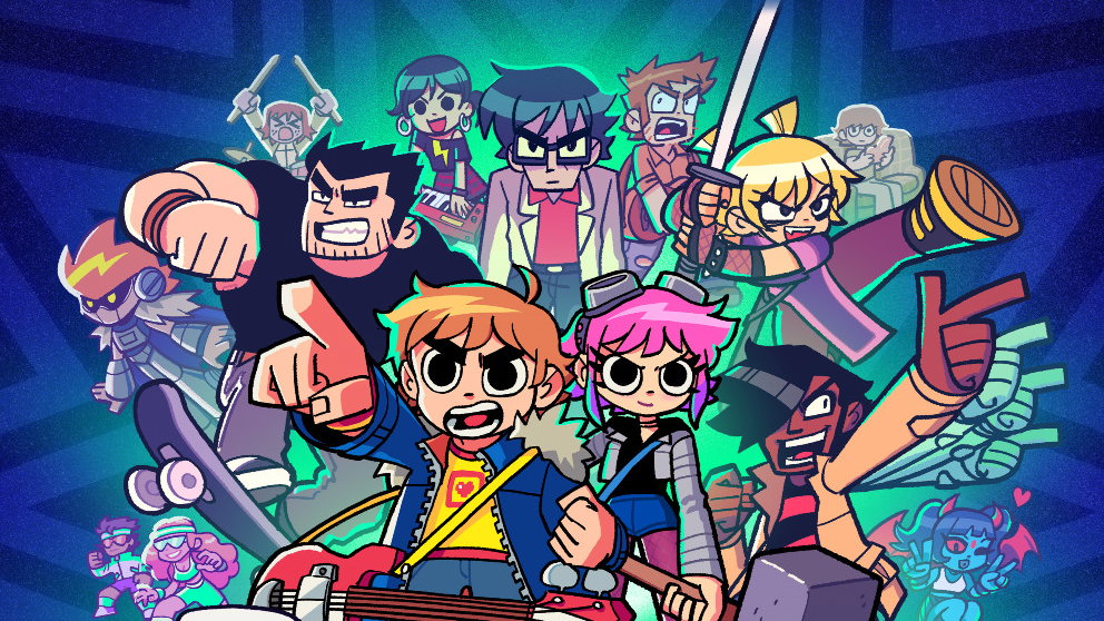 Cover art for The world, a scott pilgrim scenario on AI Dungeon