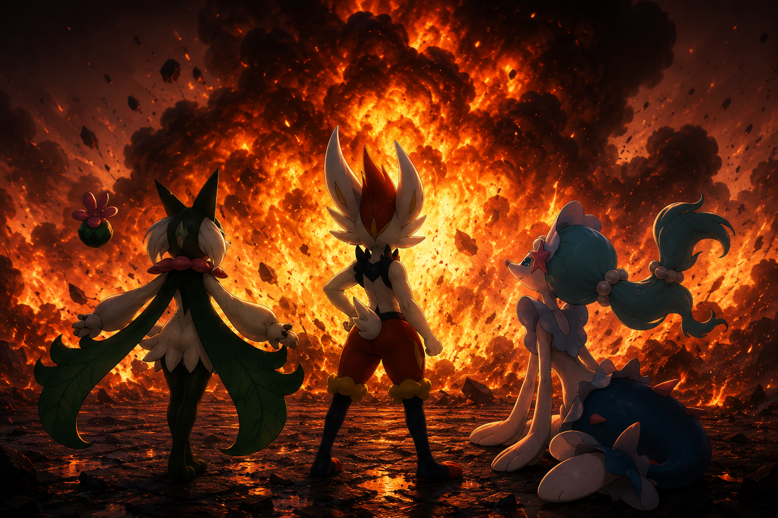 Cover art for Super Special Pokemon Scenario Extravaganza!, a pokemon scenario on AI Dungeon