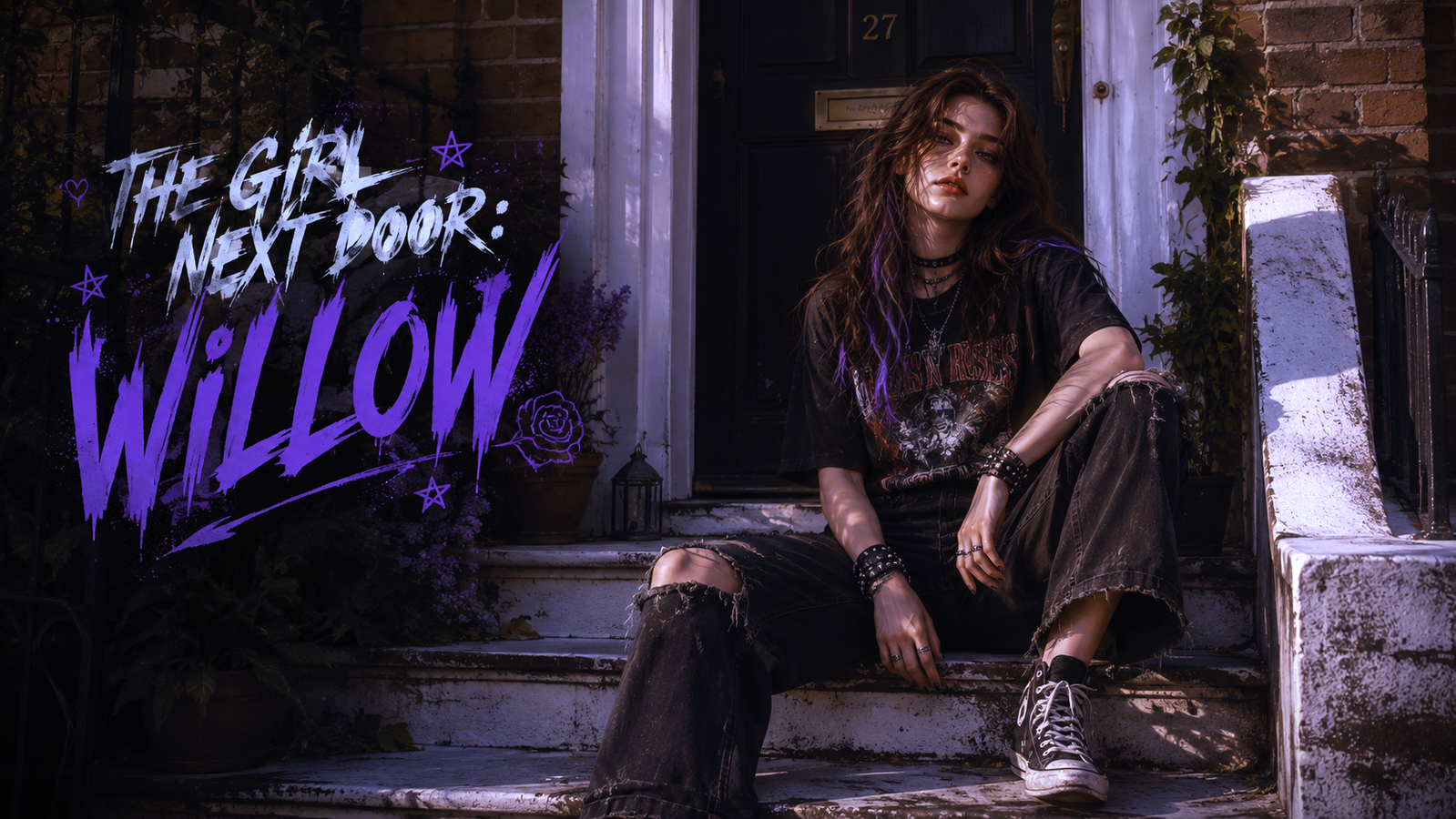 Cover art for The Girl Next Door: Willow, a scripts scenario on AI Dungeon