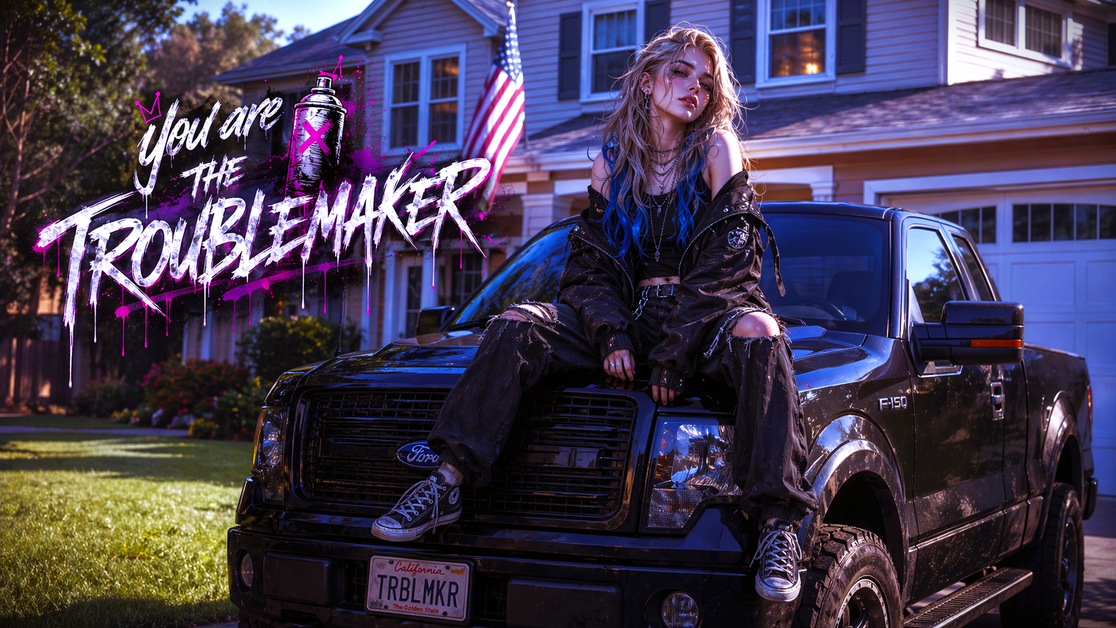 Cover art for You are the troublemaker, a drama scenario on AI Dungeon